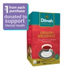 Dilmah Speciality English Breakfast Foil Enveloped Tagged Tea Bags Pack 25 image