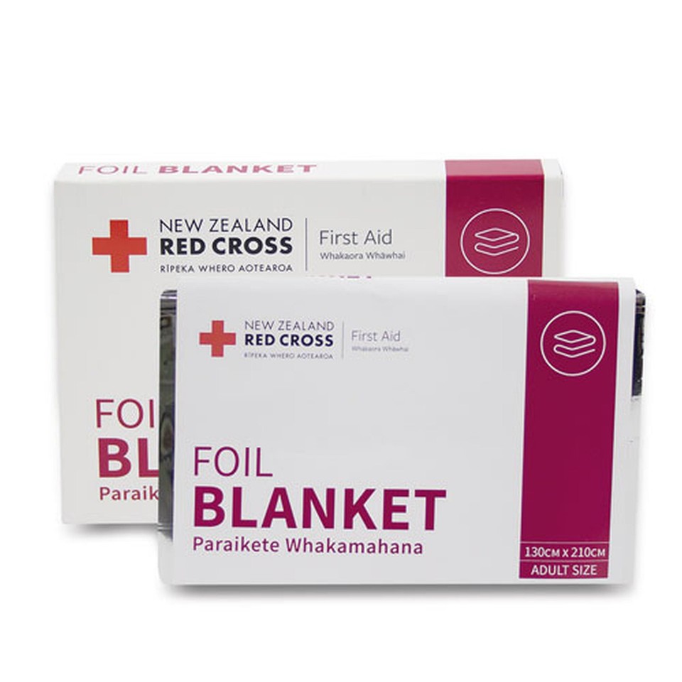 Red Cross Foil Blanket Adult