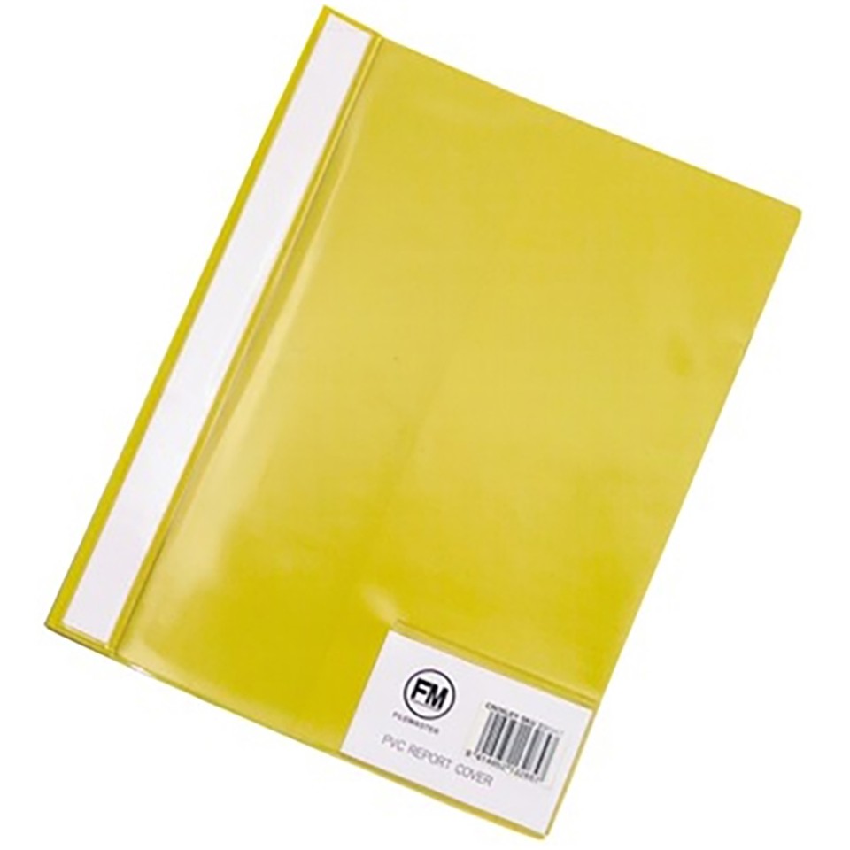 FM Report Cover PVC A4 Yellow