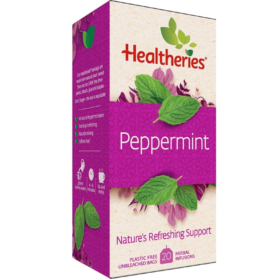Healtheries Tea Bags Peppermint Pack 20