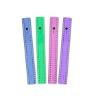 Marbig Ruler Plastic 30cm Assorted Fluorescent image