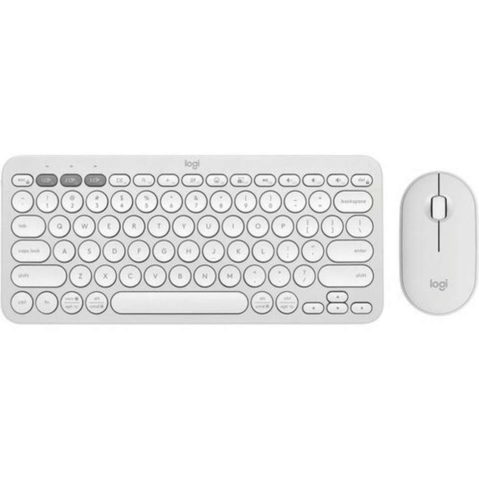 Logitech Pebble 2 Combo Keyboard And Mouse White