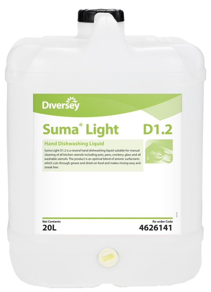Diversey D1.2 Suma Light Manual Diswashing Detergent 20 Litre  4626141