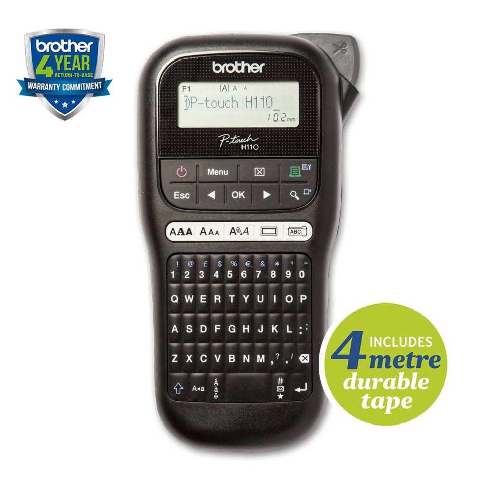 Brother P-Touch Label Maker PTH110 Black