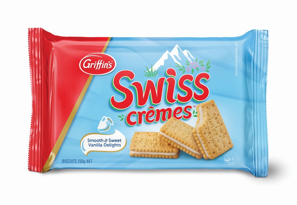 Griffins Biscuits Swiss Cremes 250g