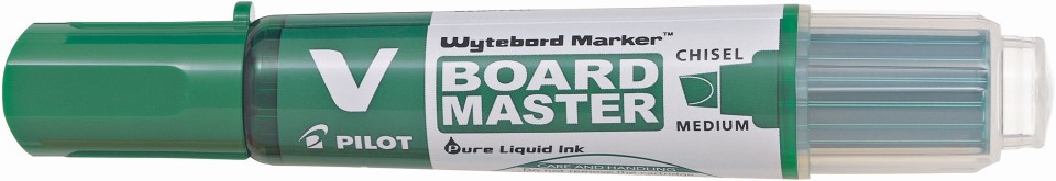 Pilot BeGreen V Board Master Whiteboard Marker Chisel Tip Green