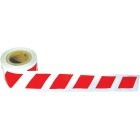 Barrier Tape Hazard Red White Stripe 100mmx300M Roll image