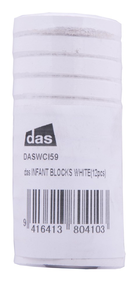 DAS Tempera Paint Blocks S0 White Pack 12