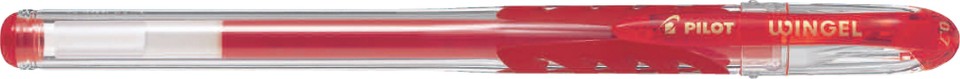 Pilot Wingel Gel Ink Pen Capped Fine 0.7mm Red