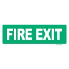FIRE EXIT Screenprinted Sign 450x180mm image