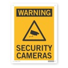 Sign - Warning Security Cameras 300 X 450 Each image