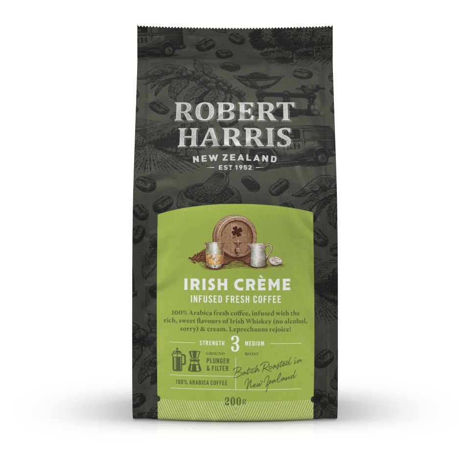 Robert Harris Plunger/Filter Coffee Irish Creme 100g