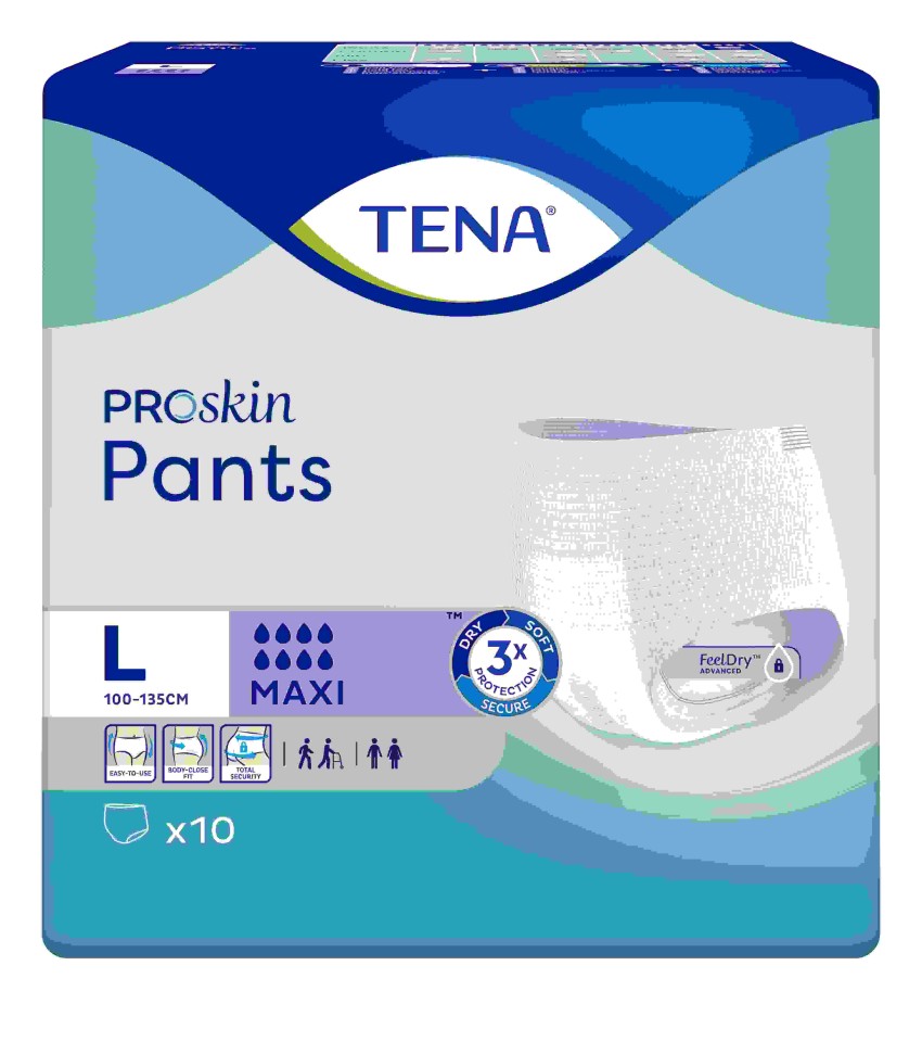 Tena PROskin 794610 794623 Pants Maxi Large Packet of 10
