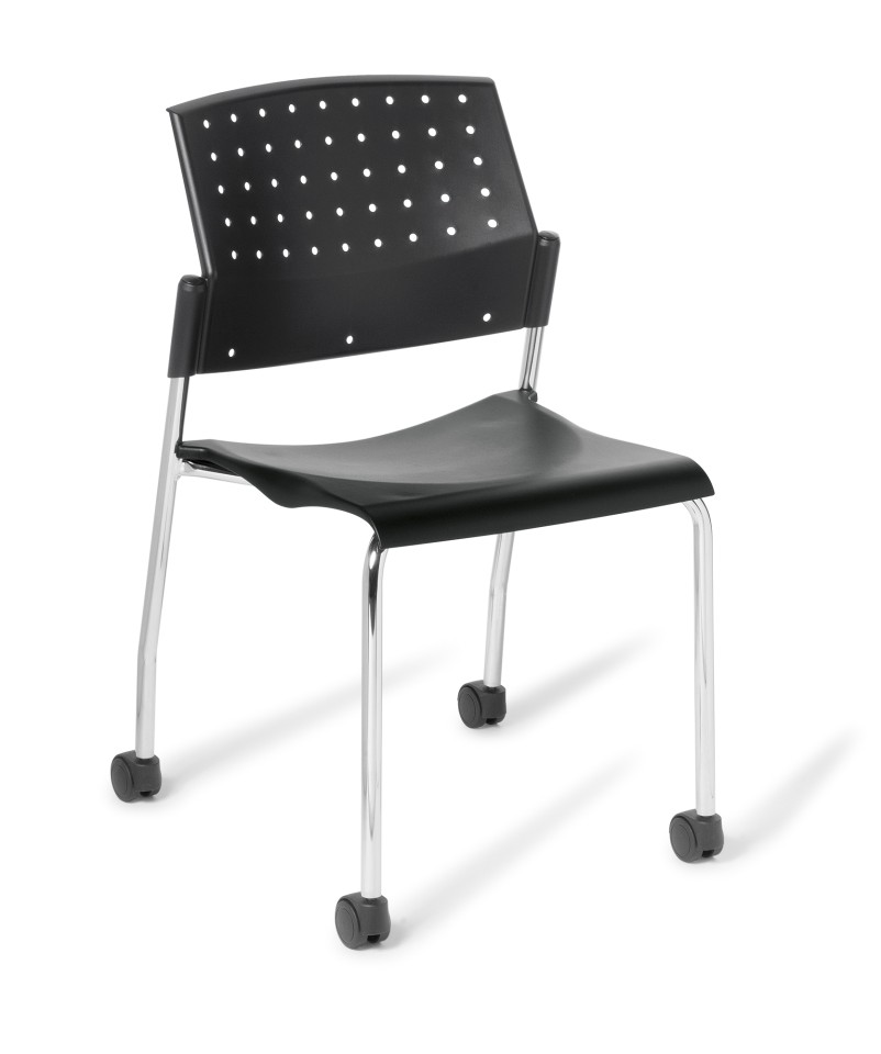 Eden 550 4-leg On Castors Chair