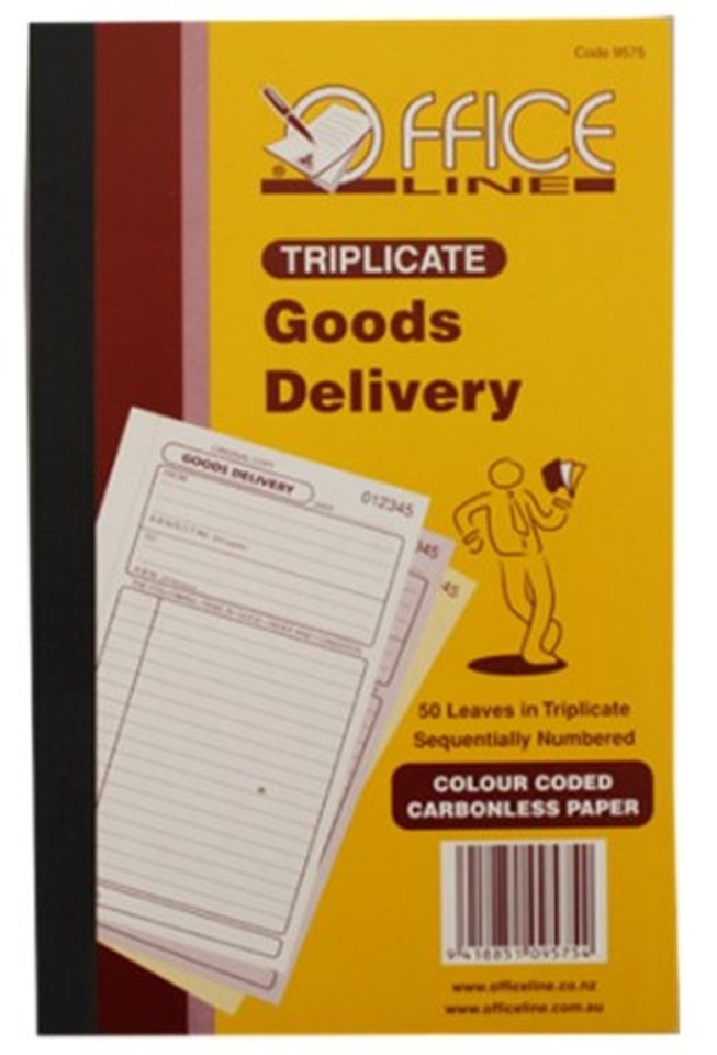 Office Line Delivery Book A5 50 Triplicates
