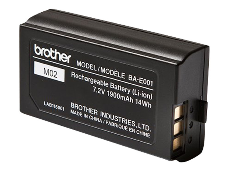Brother P-touch Rechargeable Lithium Battery BAE001