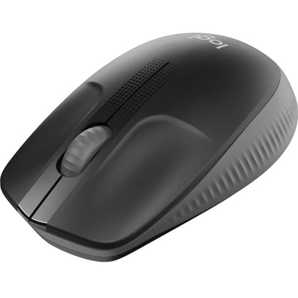 Logitech M190 Full Size Recycled Wireless Mouse Charcoal