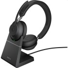 Jabra Evolve2 65 MS USB-C Headset With Stand Black image
