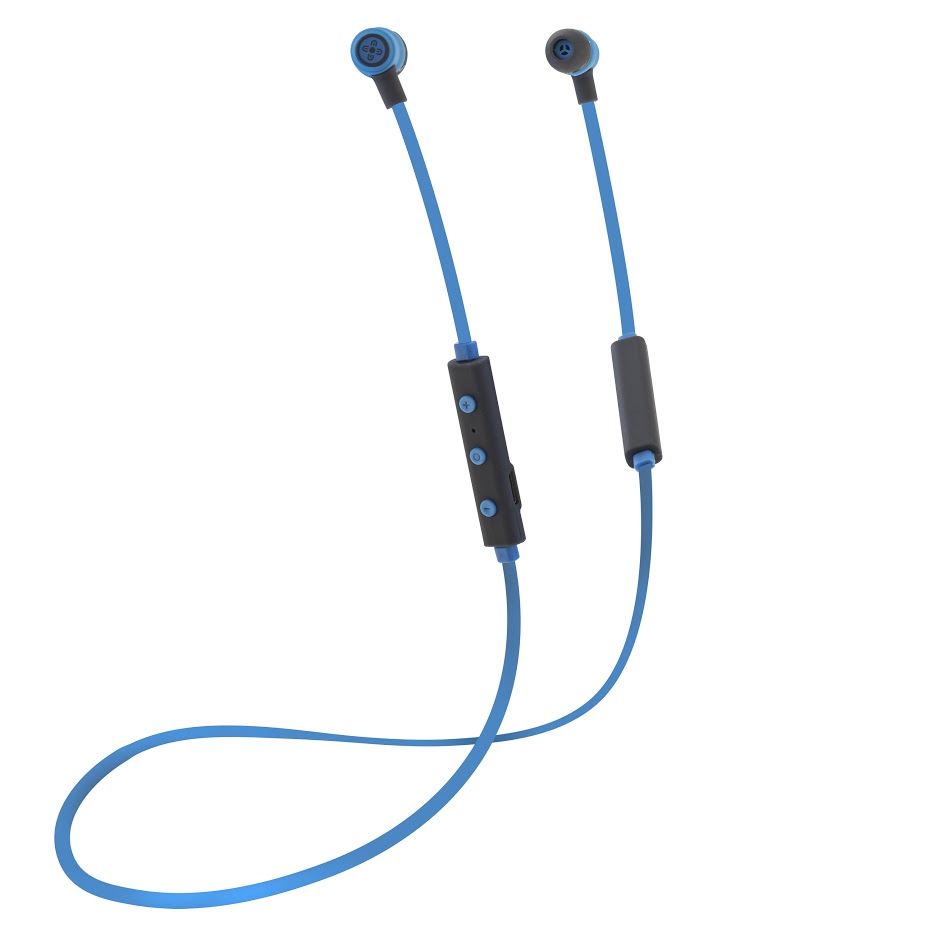 Moki Freestyle Earphones Bluetooth Blue