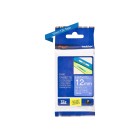 Brother TZe-535 P-Touch Laminated Labelling Tape White On Blue 12mmx8m image