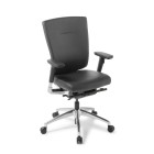 Eden Cloud Ergo Full Leather With Arms Polished Base Chair image