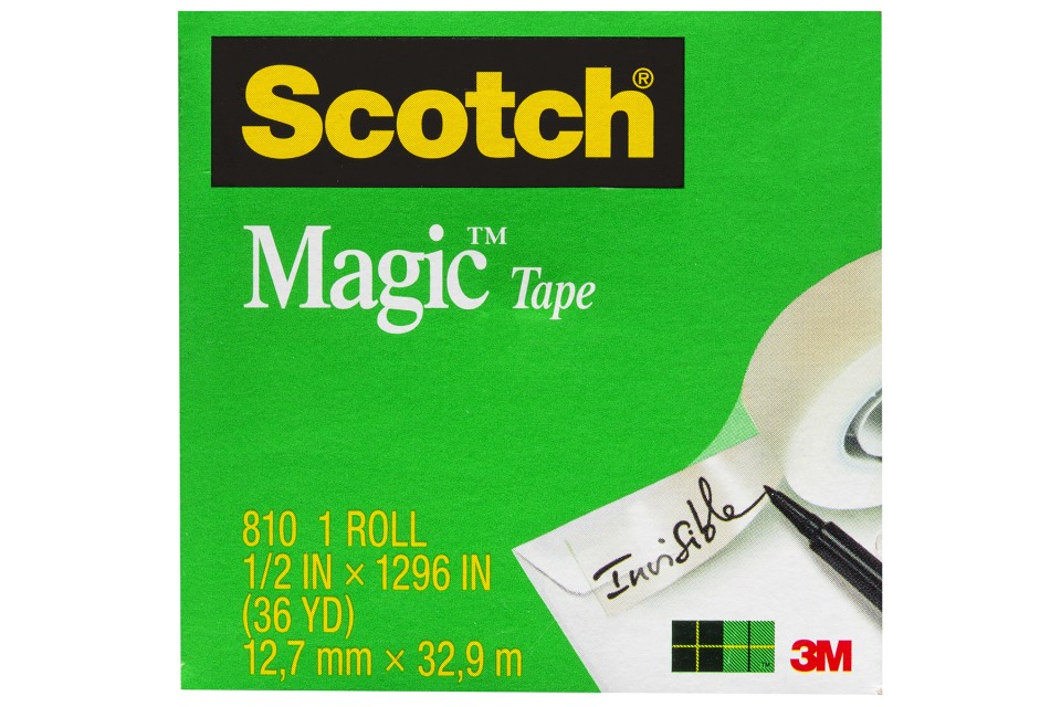 Scotch Magic Office Tape Invisible 810 12.7mm x 32.9m