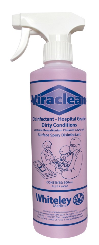 Viraclean Hospital Grade Disinfectant 500ml Trigger