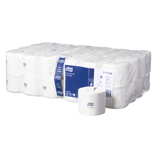 Tork T4 Universal Conventional Tissue 1 Ply White 850 Sheets per Roll / Pallet of 24