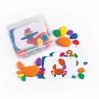 EDX Rainbow Pebbles 36 Pieces With 20 Activity Cards Plastic container Set image