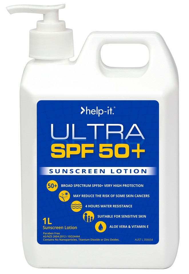 Help-it Ultra-block Sunscreen Spf50+ 1l