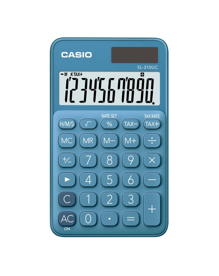Casio Handheld Calculator Blue SL310UCBU