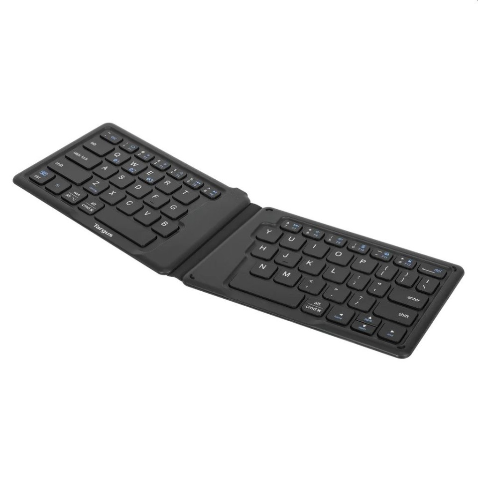 Targus Ergonomic Foldable Bluetooth Antimicrobial Keyboard