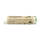 Eco Pack ED-2080 Compostable Bin Liner 10 Liners per roll 80L 780mmx1060mm White Carton of 12 image