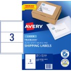 Avery Shipping Labels with Trueblock for Laser Printers 200.7 x 93.1mm 300 Labels (959013 / L7155) image