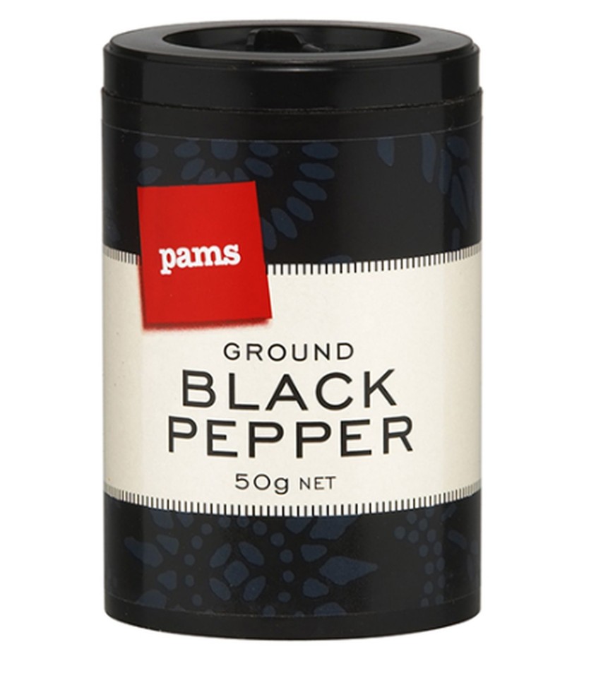 Pams Ground Black Pepper 50g