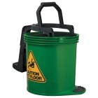 Oates Green Duraclean Plastic Roll Bucket 15 Litre image