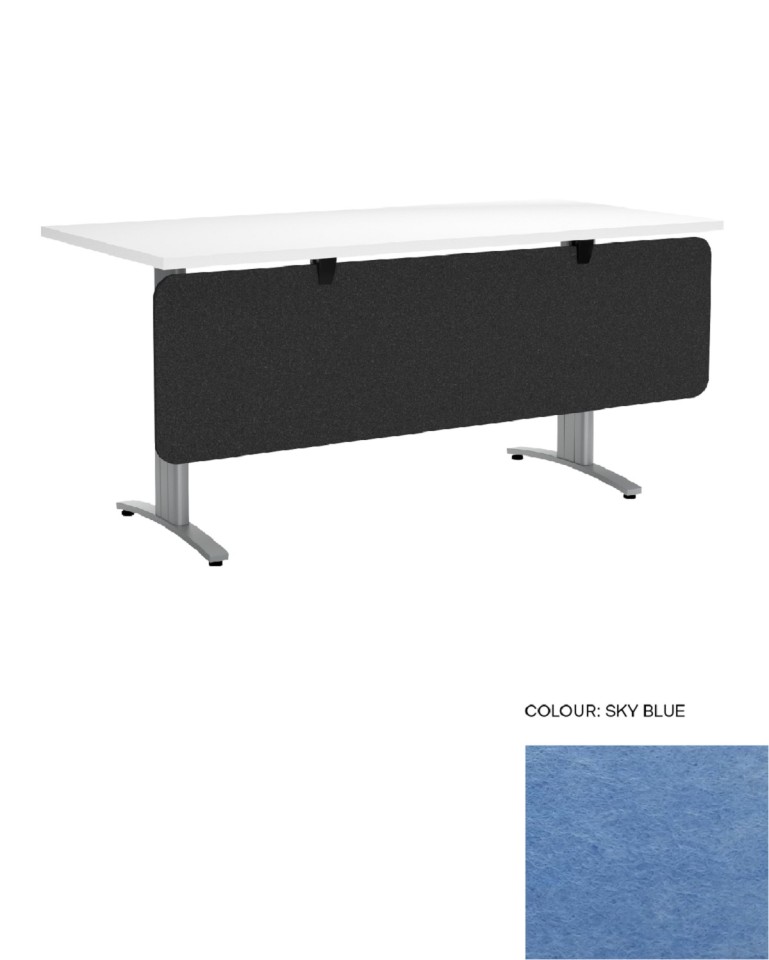 Desk Screen Below Desk 1200Wx440Hmm Sky Blue