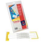 Avery Tubeclip File Fastener 3 Piece Yellow Pack 10 image