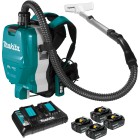 Makita 36v Cordless Brushless Backpack Hepa Vacuum Cleaner 6.0ah Kit DVC261GX21 image