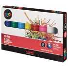 Uni Posca Paint Marker Bold Chisel 8.0mm Assorted Colours Pack 8 image