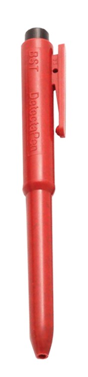 Metal Detectable Pen Standard Red Body Red Ink Pack 10