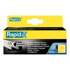 Rapid Staples No. 18/8 Finewire Stainless Steel Box 2500 image