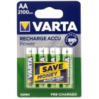 Varta Recharge AA Battery NiMH Pack 4 image