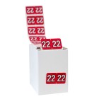 Filecorp C-ezi Numeric Labels Year 2022 16 X 28mm Box 100 image
