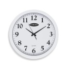 Carven Wall Clock Glass Face Round 45cm White image