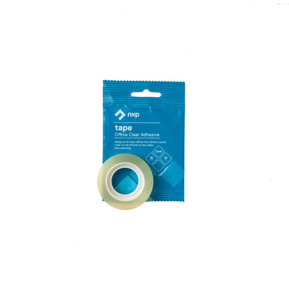 NXP Office Tape 18mmx33m Clear