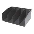 Fluteline Winmac Storage File Lever Arch Metal 170 x 400 x 300mm Black image