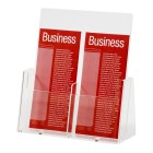 Esselte Brochure Holder 2 Compartments DL Clear image