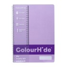 Colourhide Notebook A4 120 Page Purple image