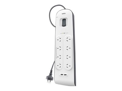 Belkin Surge Powerboard 8 Outlet With 2 USB Ports